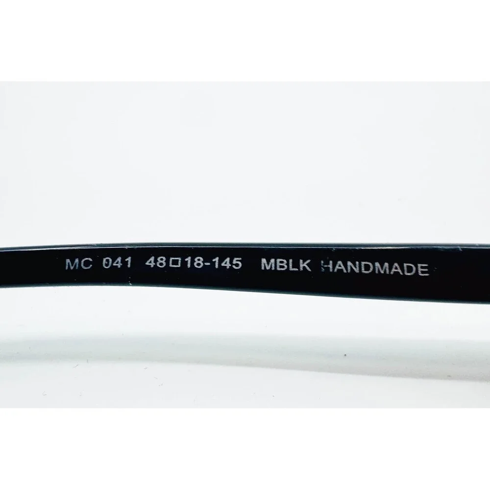 Modo Eyeglasses Frames Mens Matte Black MC 041 48-18-145 Handmade 48mm